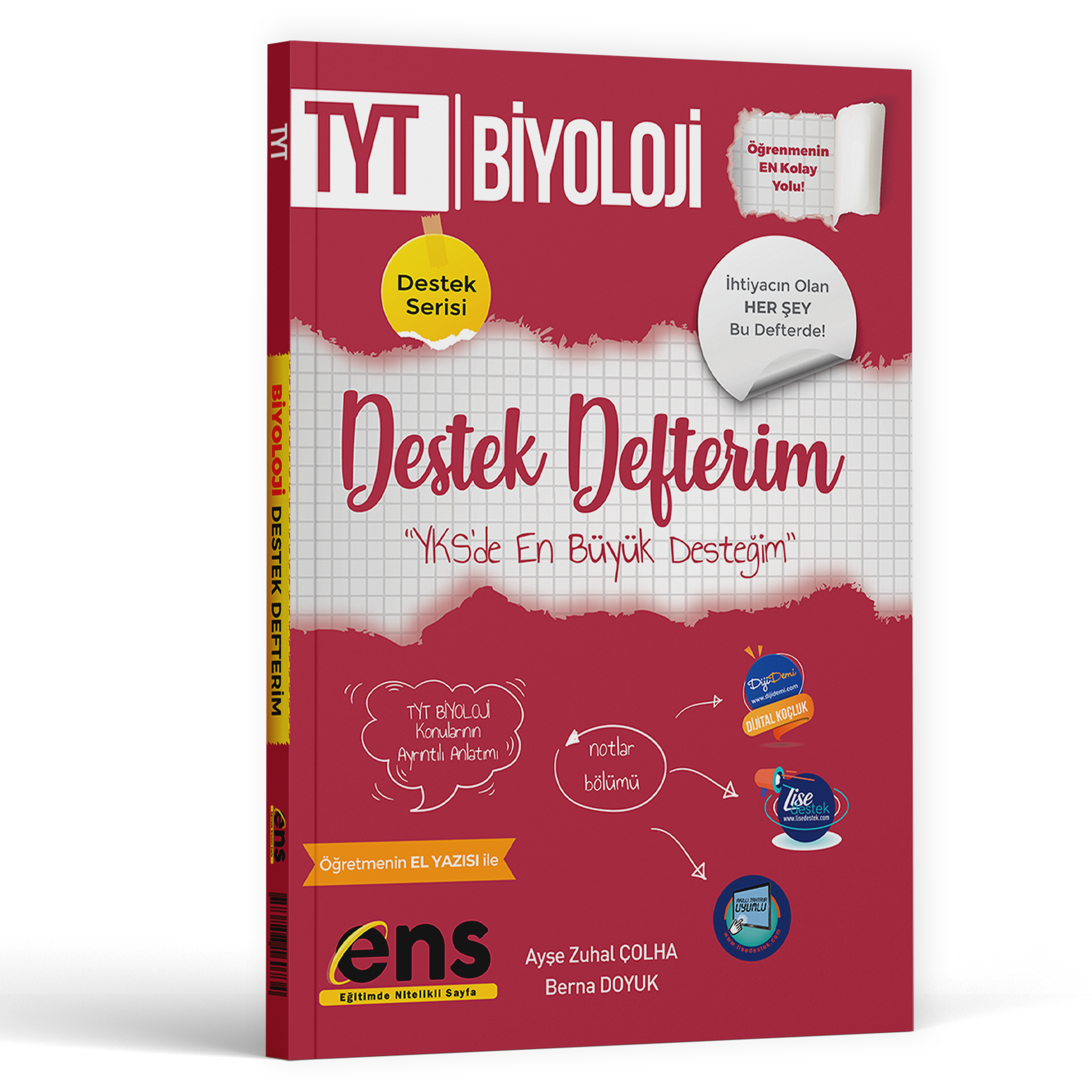 ENS TYT DESTEK DEFTERİM BİYOLOJİ - 2025-26